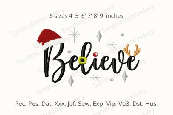Believe Christmas Reindeer Embroidery Review