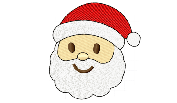 Cute Santa Claus Face Embroidery Design Review
