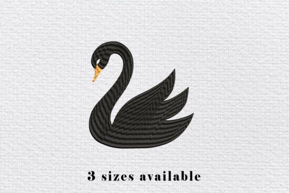 Elegant Black Swan Embroidery File Review