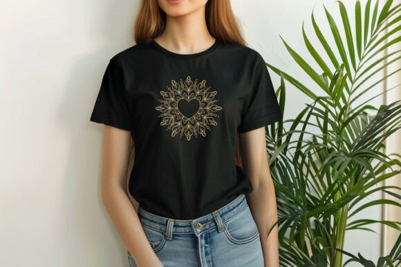 Elegant Heart Mandala Frame Embroidery Design Review