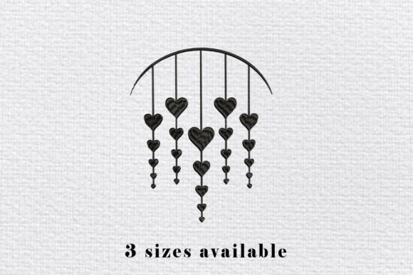 Hanging Hearts Embroidery Design File Review